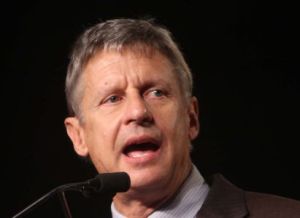 Gary Johnson via Public Radio
