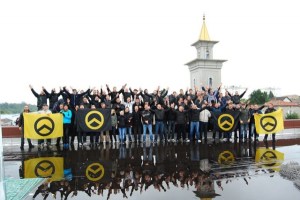 Demonstratie Génération Identitaire